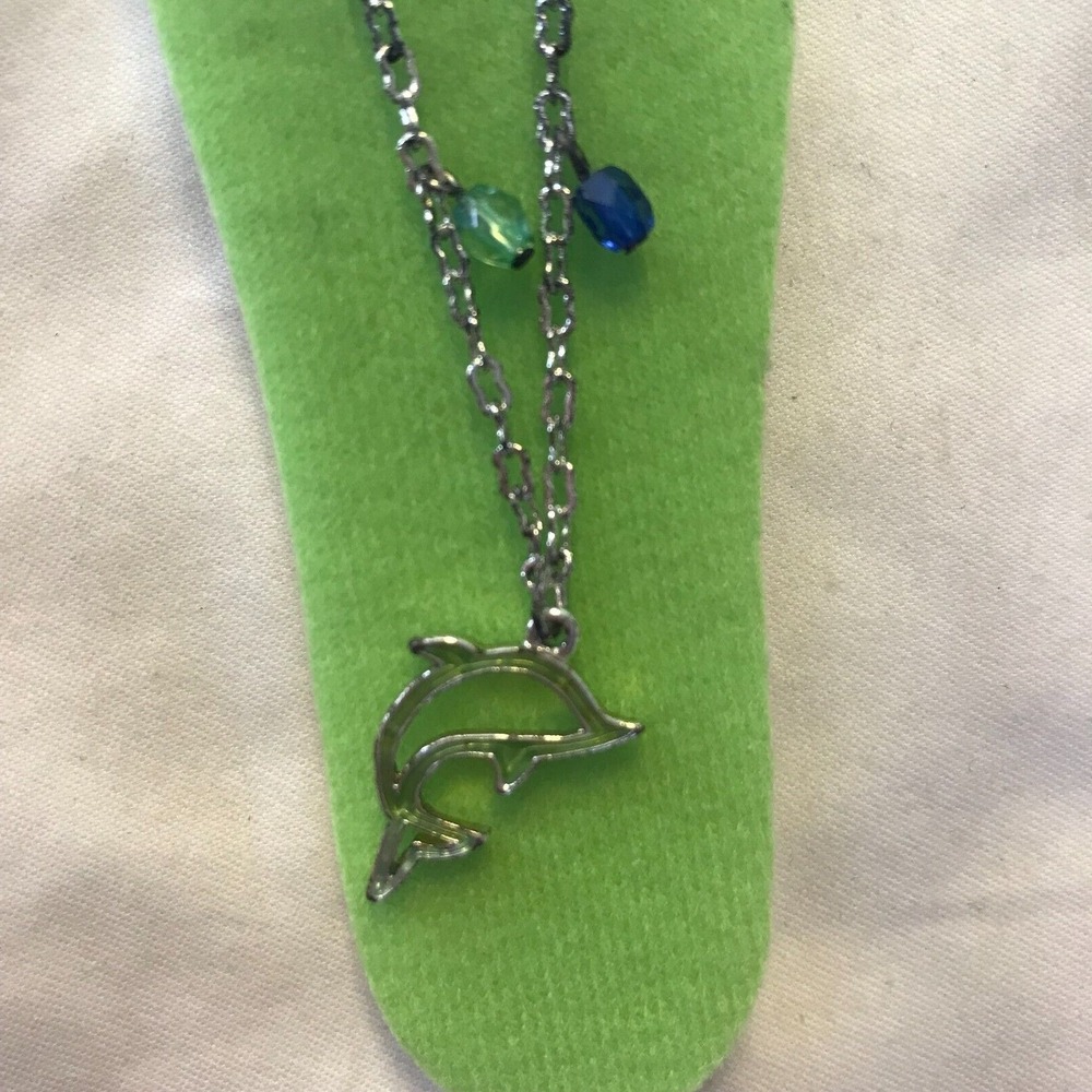 Vintage Avon fun anklet in flip flop box - 2004 Dolphin